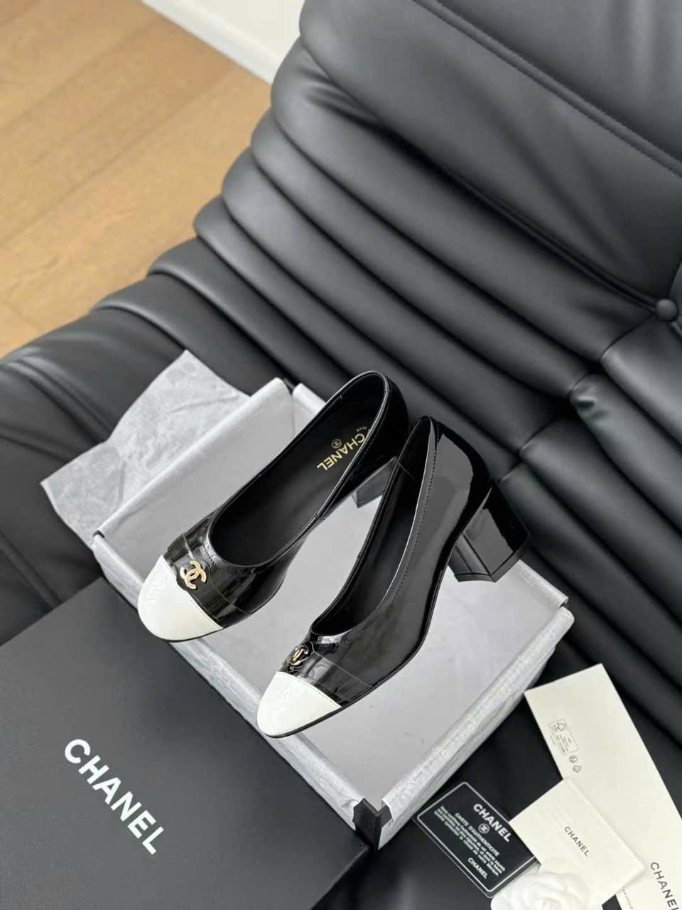 (1:1 replica) Chanel Leather Pumps Shoes
