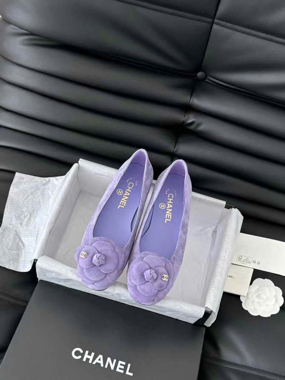 (1:1 replica) Chanel Camelia Logo Women s Shoes