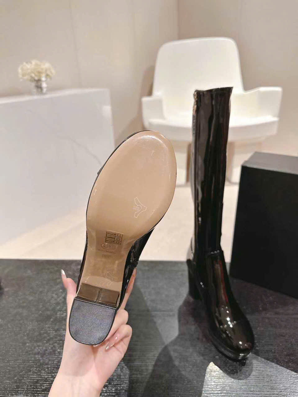 (1:1 replica) Chanel Suede Leather Boots