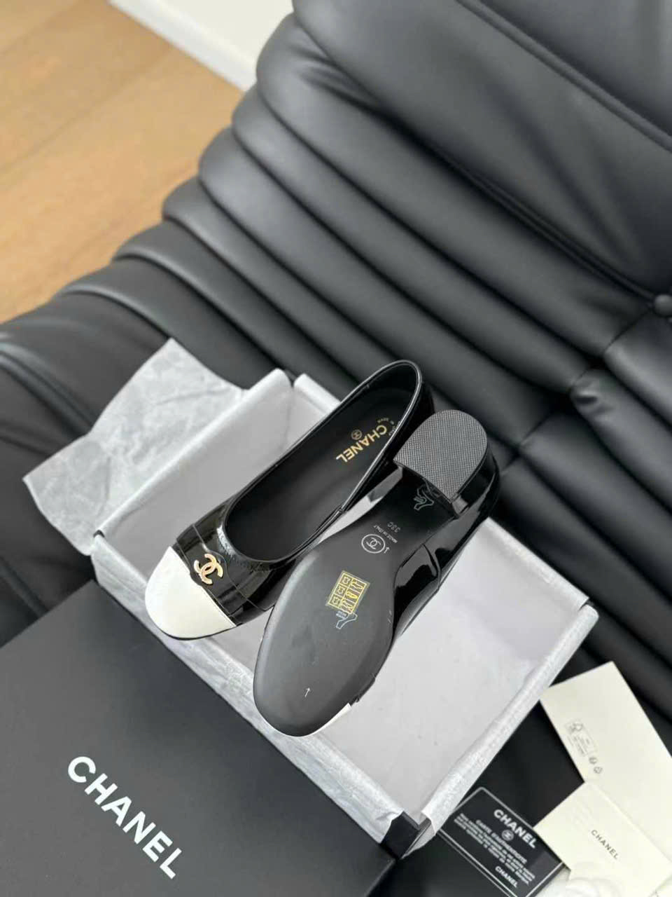 (1:1 replica) Chanel Leather Pumps Shoes