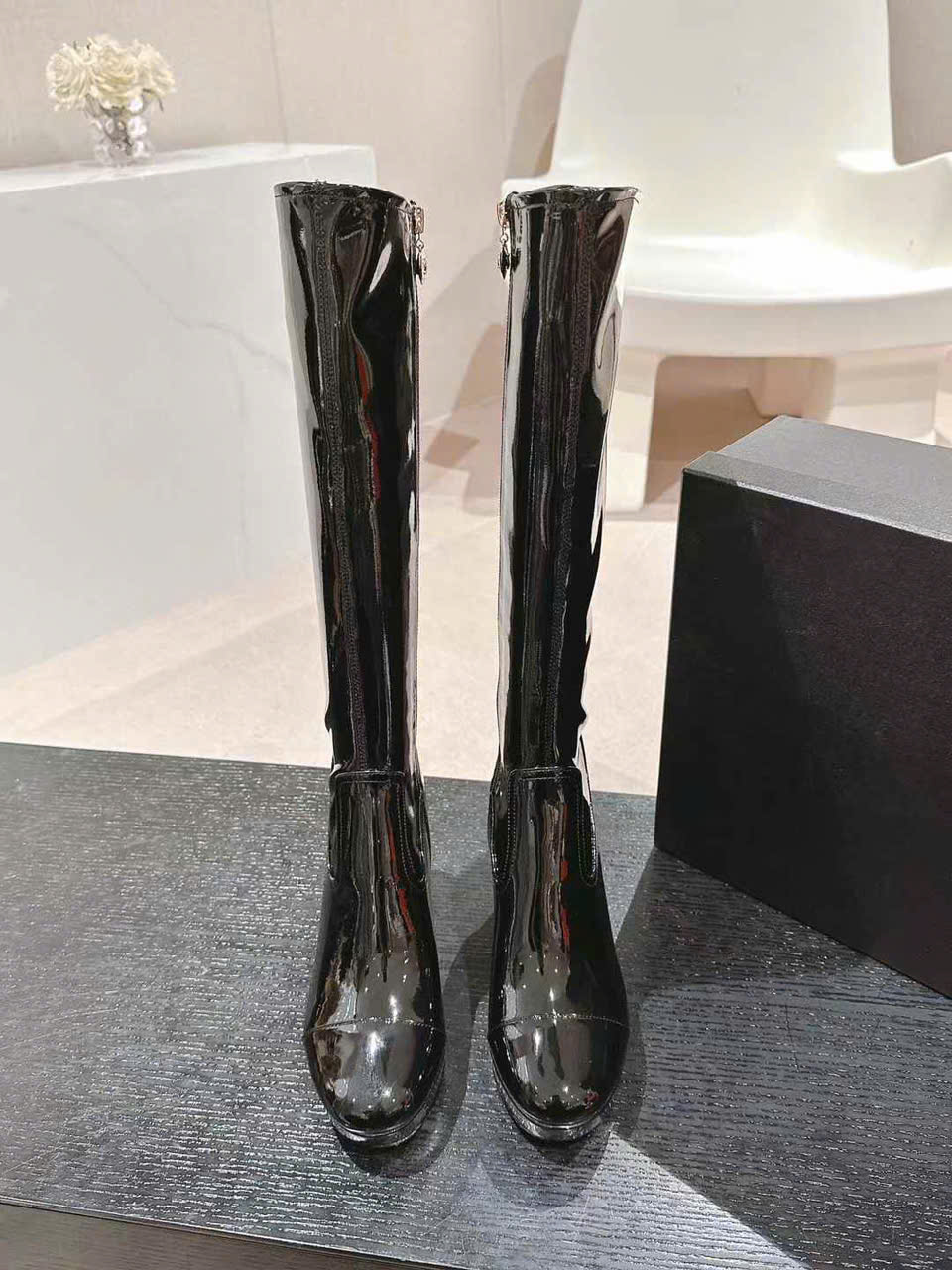 (1:1 replica) Chanel Suede Leather Boots