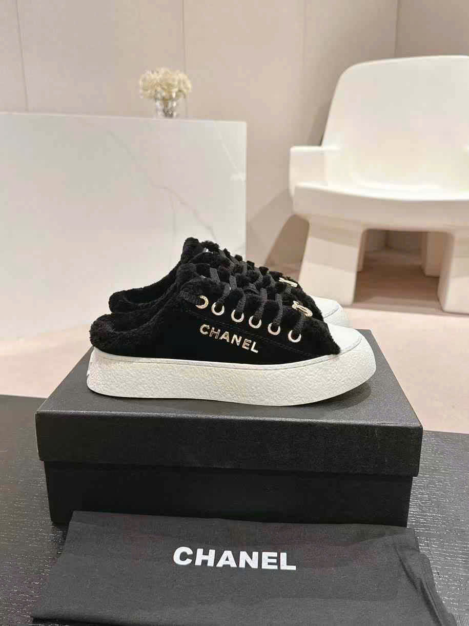 (1:1 replica) Chanel Open Back Women s Shoes