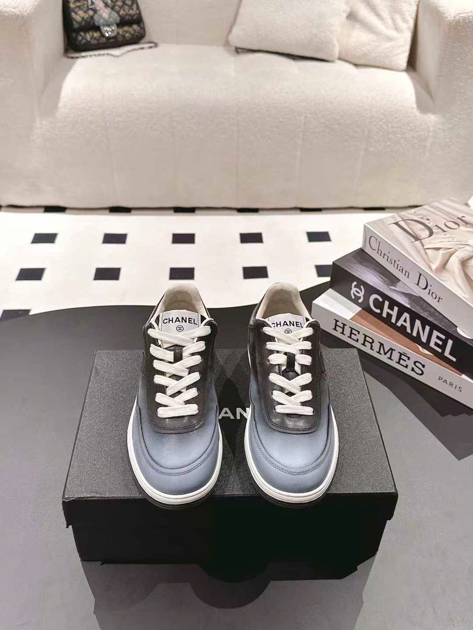 (1:1 replica) Chanel C Logo Sneaker Women s Shoes