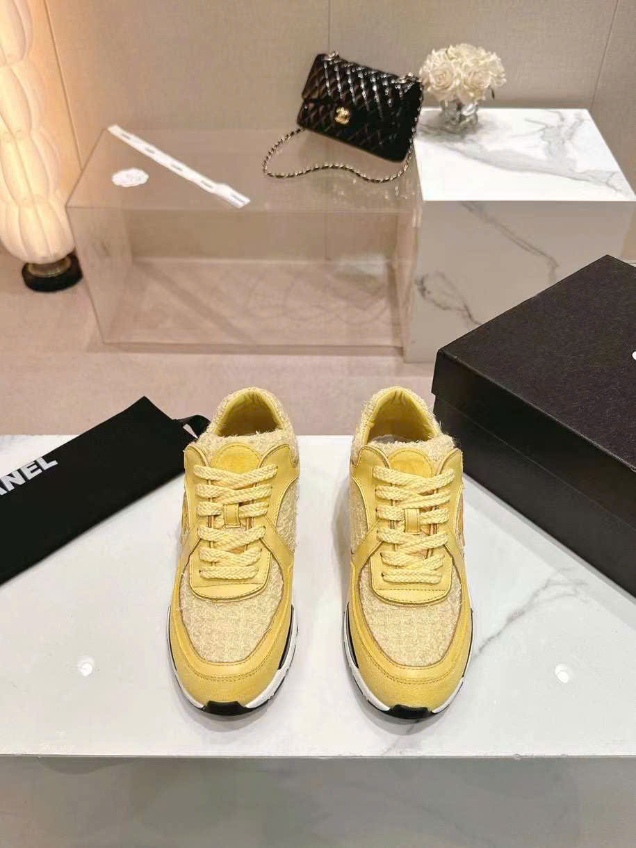 (1:1 replica) Chanel Logo TPU Sneakers Shoes