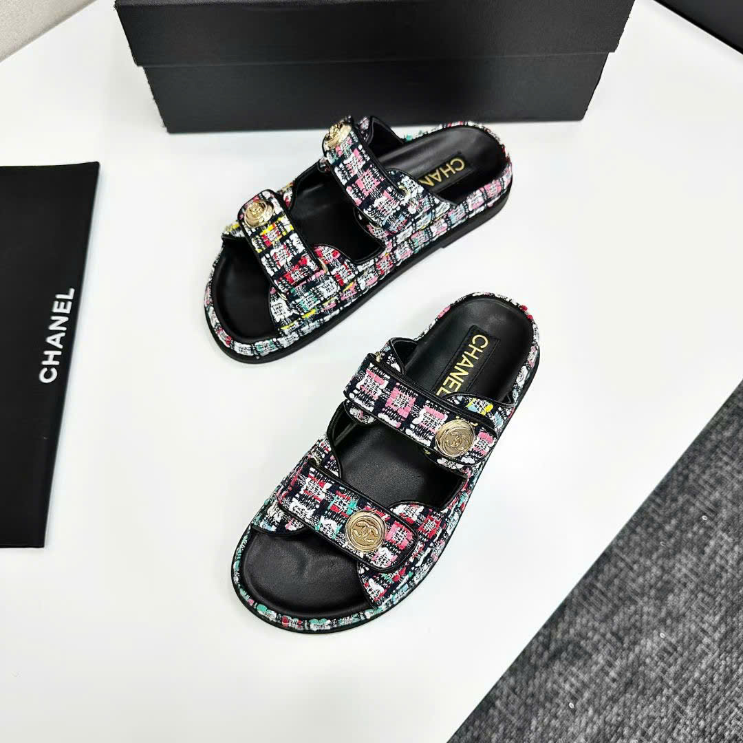 (1:1 replica) Chanel Women s Slipper Sandals Summer 2025