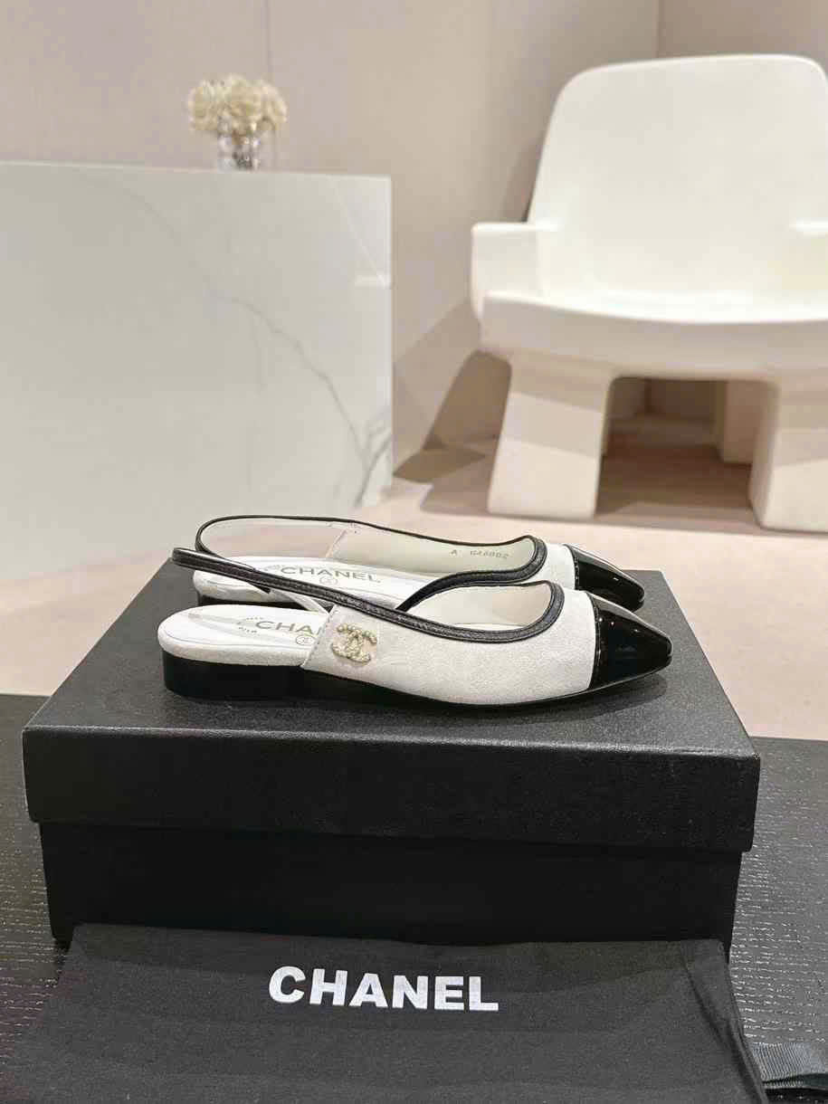 (1:1 replica) Chanel Slingback Shoes