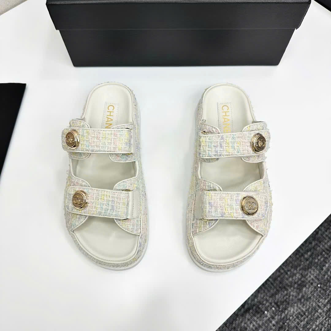 (1:1 replica) Chanel Women s Slipper Sandals Summer 2025