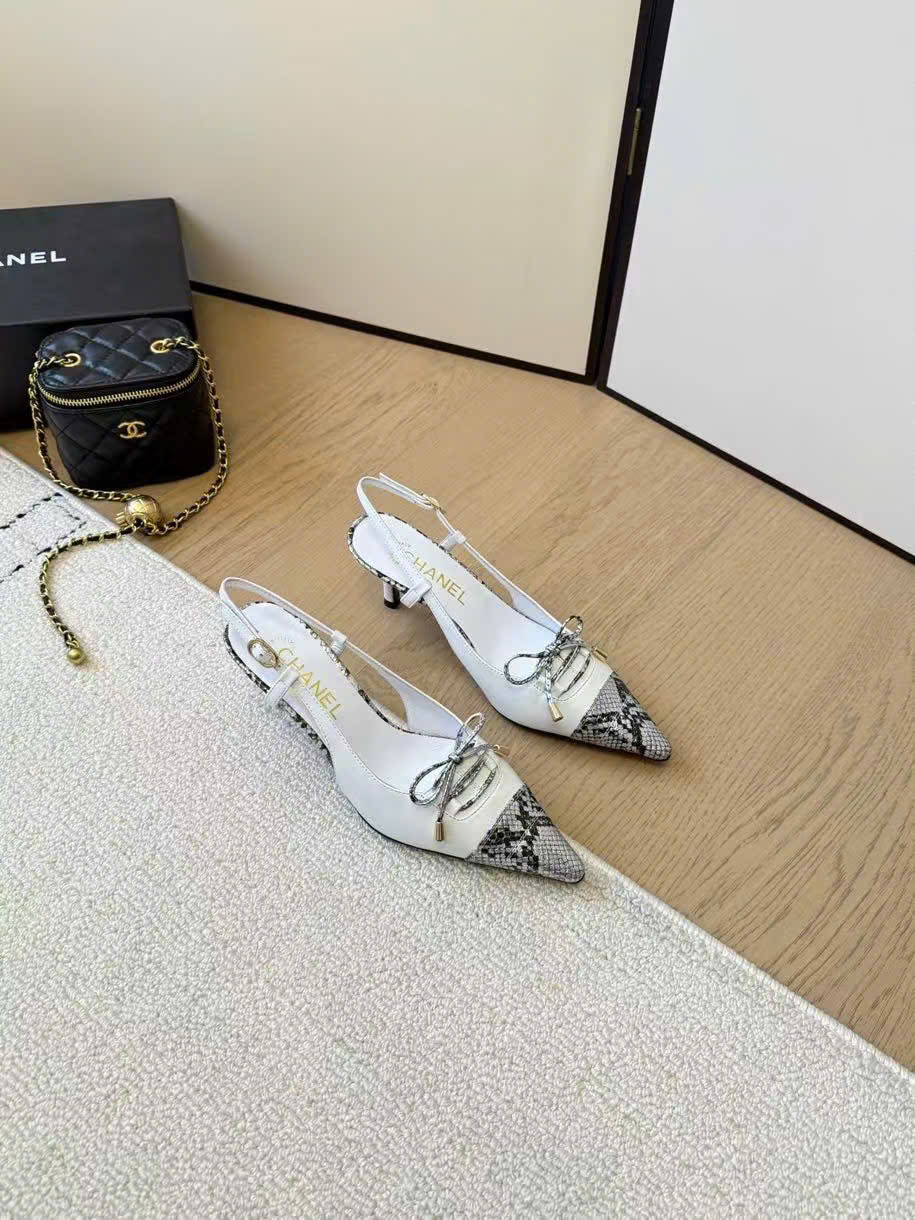 (1:1 replica) Chanel Slingback Women s Shoes 6.5cm