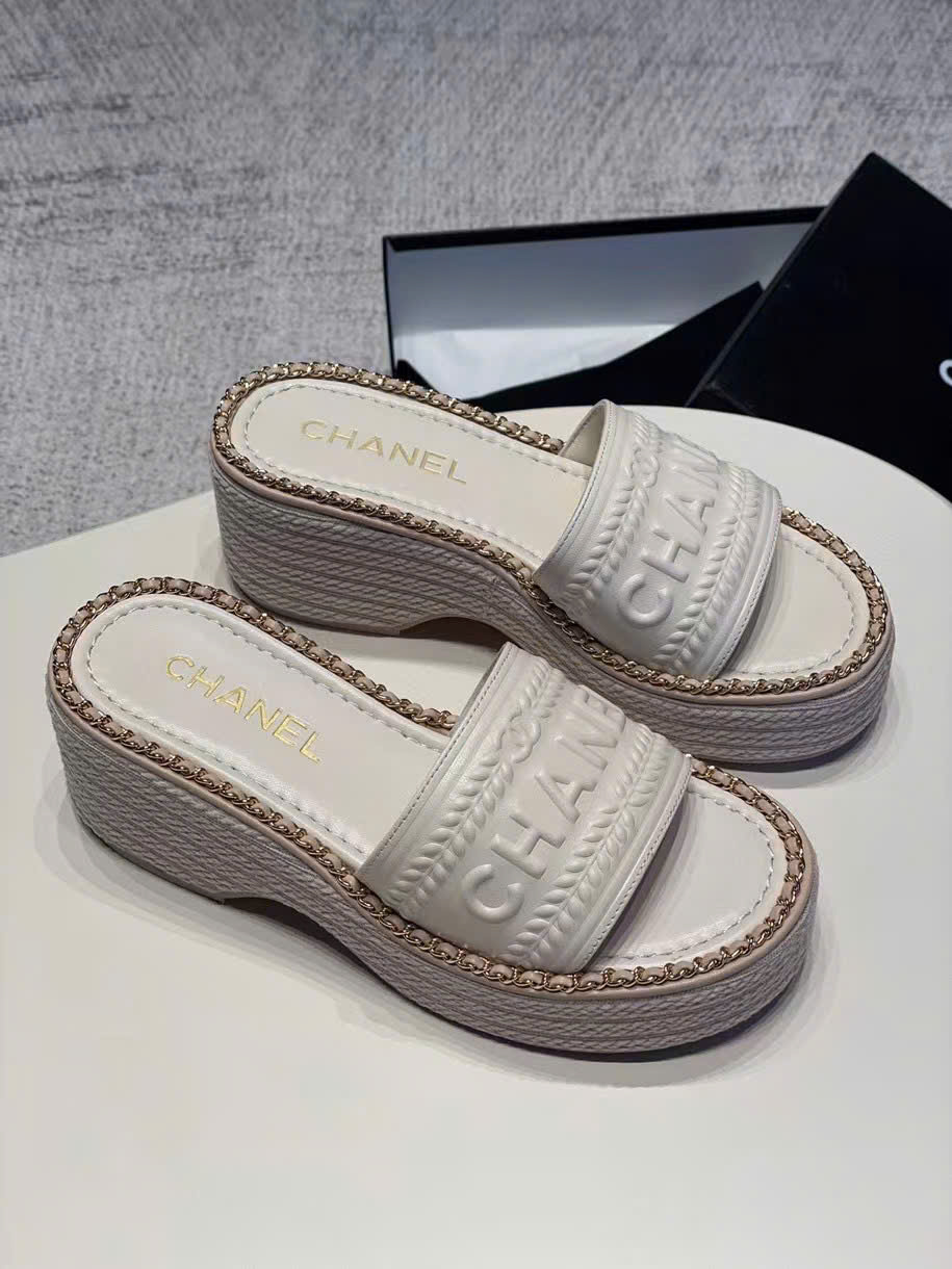 (1:1 replica) Chanel Wedges Women s Sandals