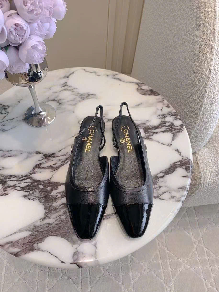 (1:1 replica) Chanel Slingback Shoes