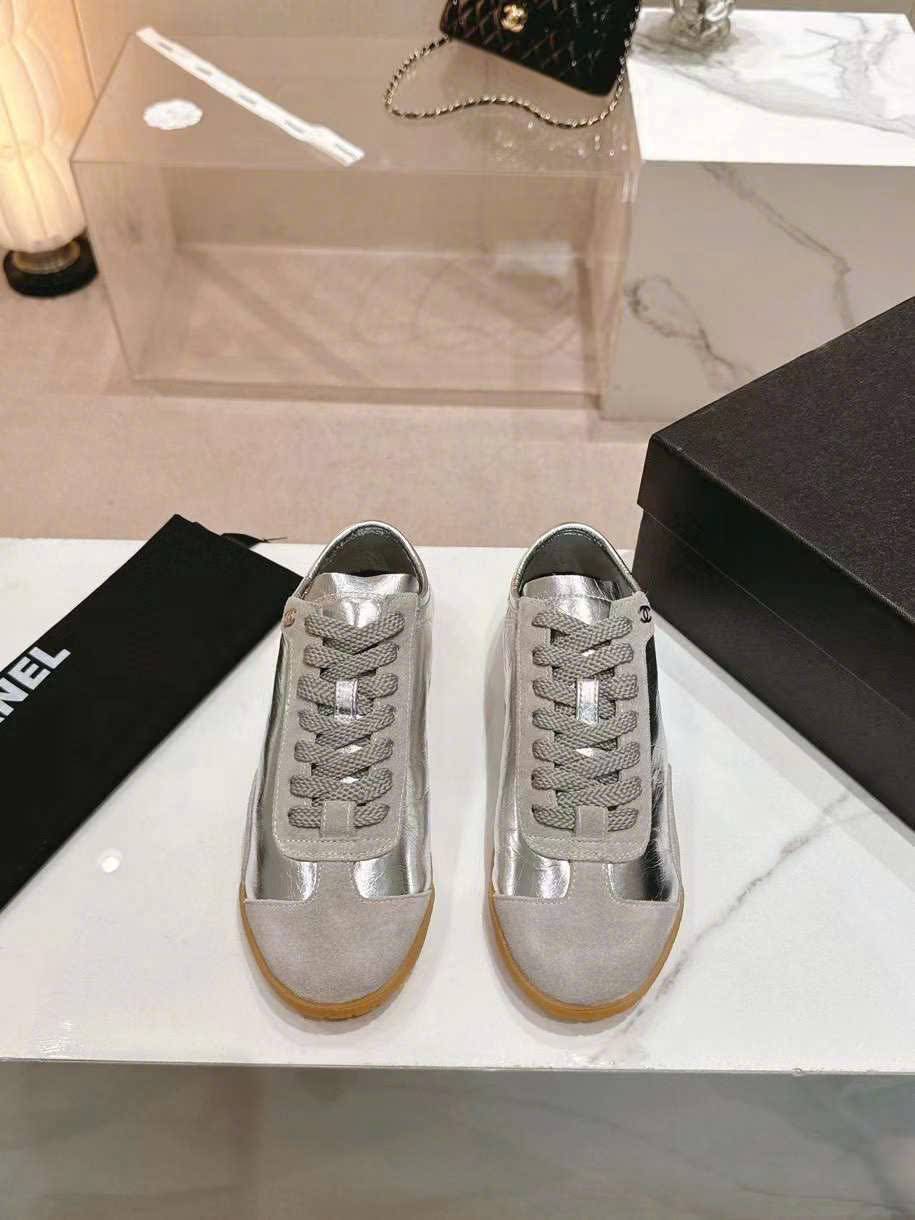 (1:1 replica) Chanel Chill Logo Sneakers