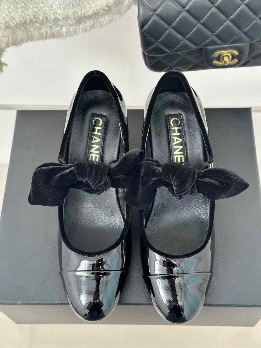 (1:1 replica) Chanel Leather Pumps Shoes