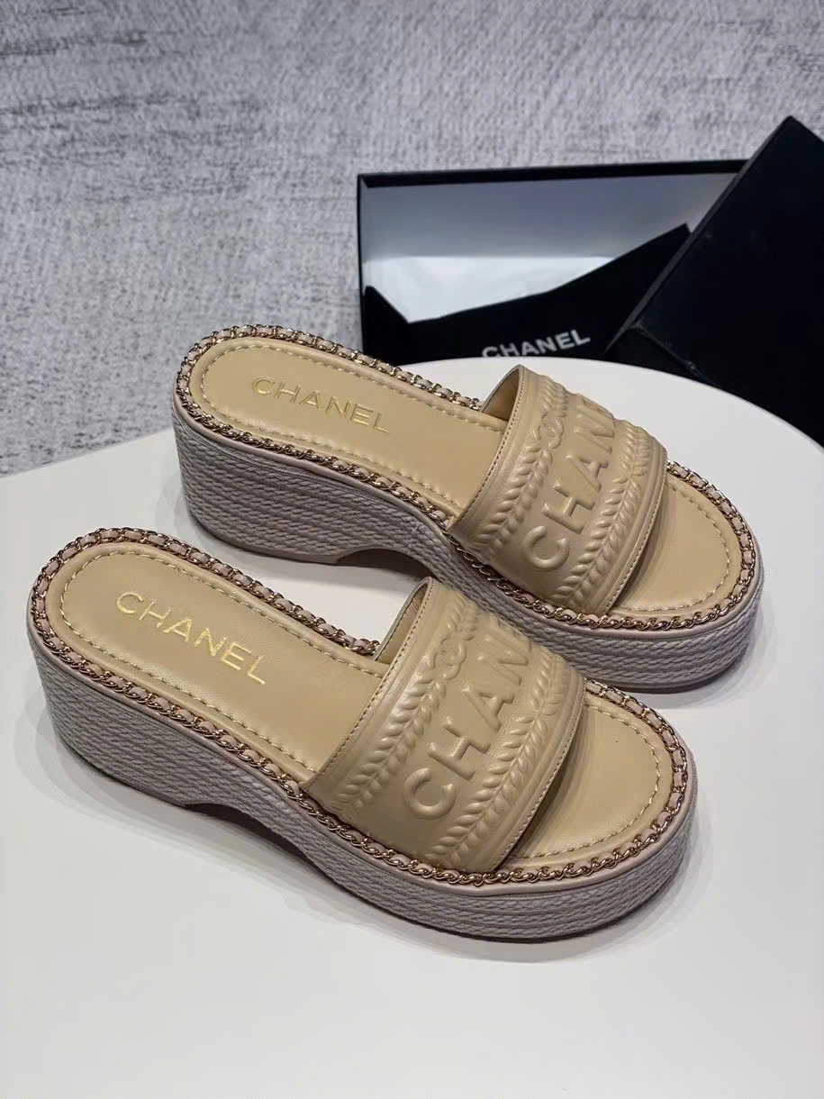 (1:1 replica) Chanel Wedges Women s Sandals