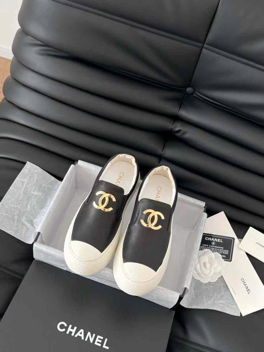 (1:1 replica) Chanel C Logo Slip On Women s Shoes