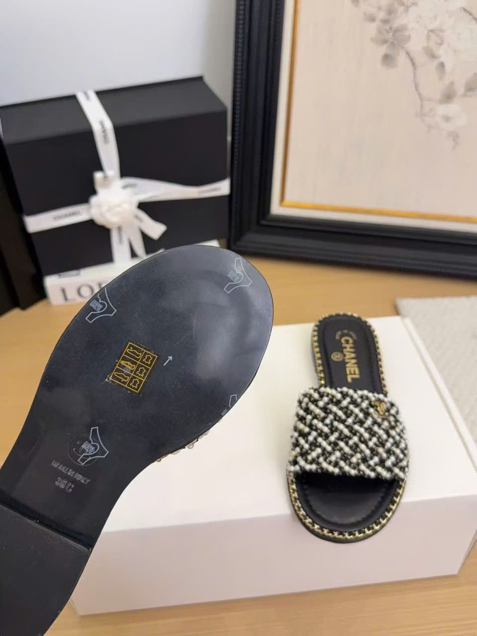 (1:1 replica) Chanel C Logo Women s Sandal New Arrivals