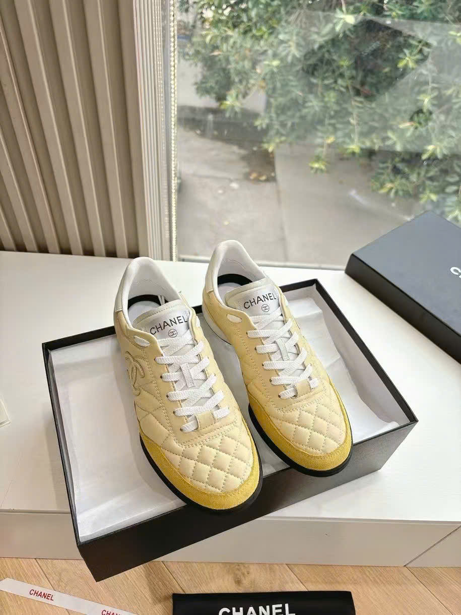 (1:1 replica) Chanel C Logo Women s Sneakers Shoes