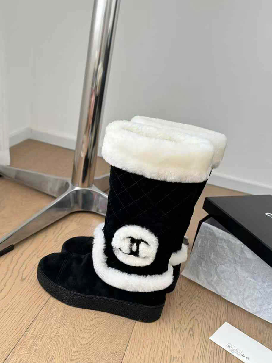 (1:1 replica) Chanel Suede Leather Boots New Collections