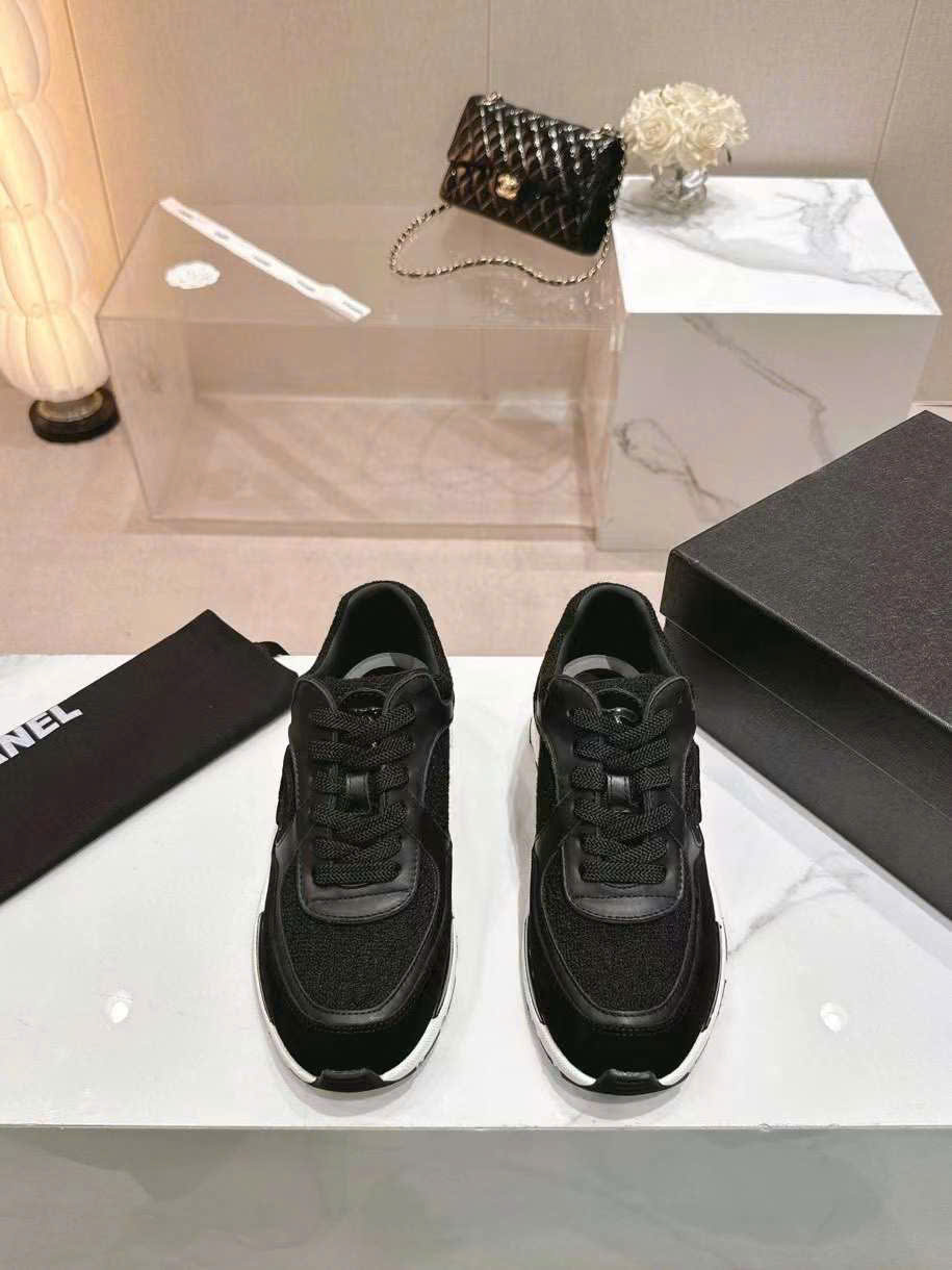 (1:1 replica) Chanel Logo TPU Sneakers Shoes