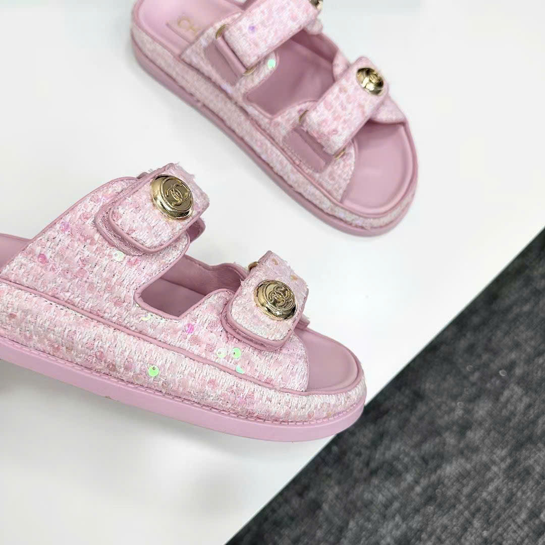 (1:1 replica) Chanel Women s Slipper Sandals Summer 2025