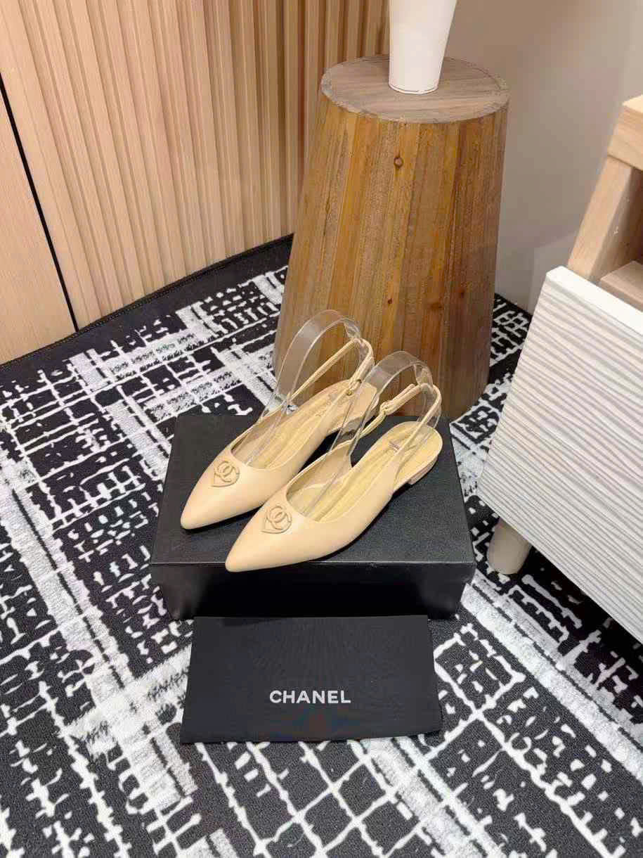 (1:1 replica) Chanel Singback Leather Shoes