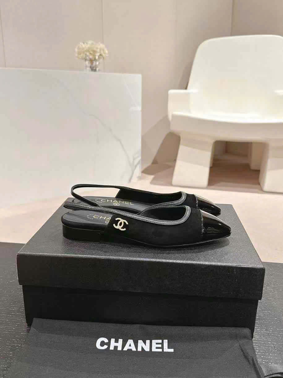 (1:1 replica) Chanel Slingback Shoes