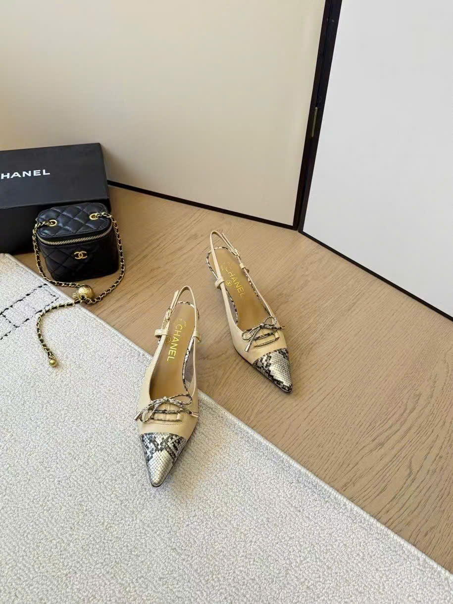(1:1 replica) Chanel Slingback Women s Shoes 6.5cm