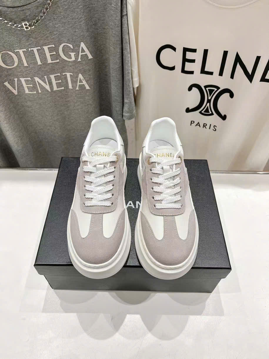 (1:1 replica) Chanel Sneakers Women s Shoes 5cm