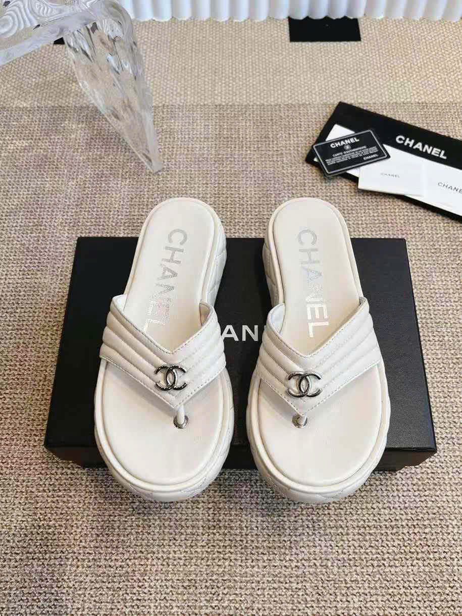 (1:1 replica) Chanel C Logo Women s Slippers