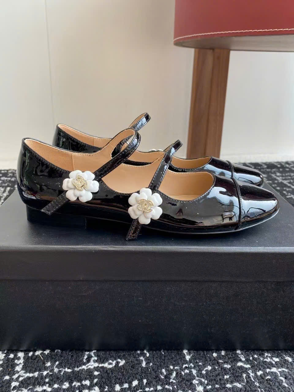(1:1 replica) Chanel Marry Jane Flat Shoes New Arrivals