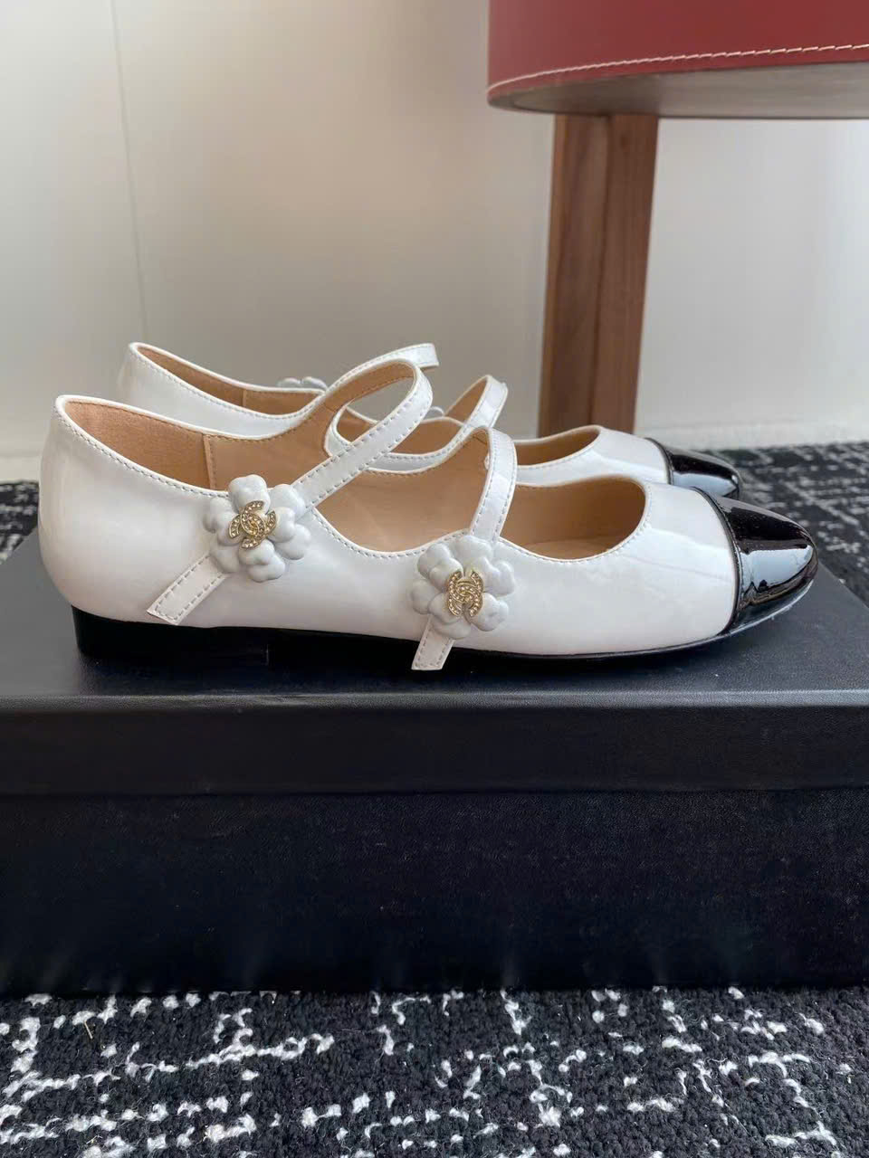 (1:1 replica) Chanel Marry Jane Flat Shoes New Arrivals
