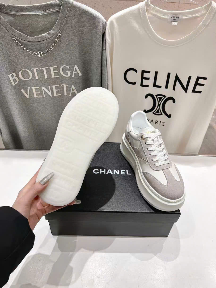 (1:1 replica) Chanel Sneakers Women s Shoes 5cm