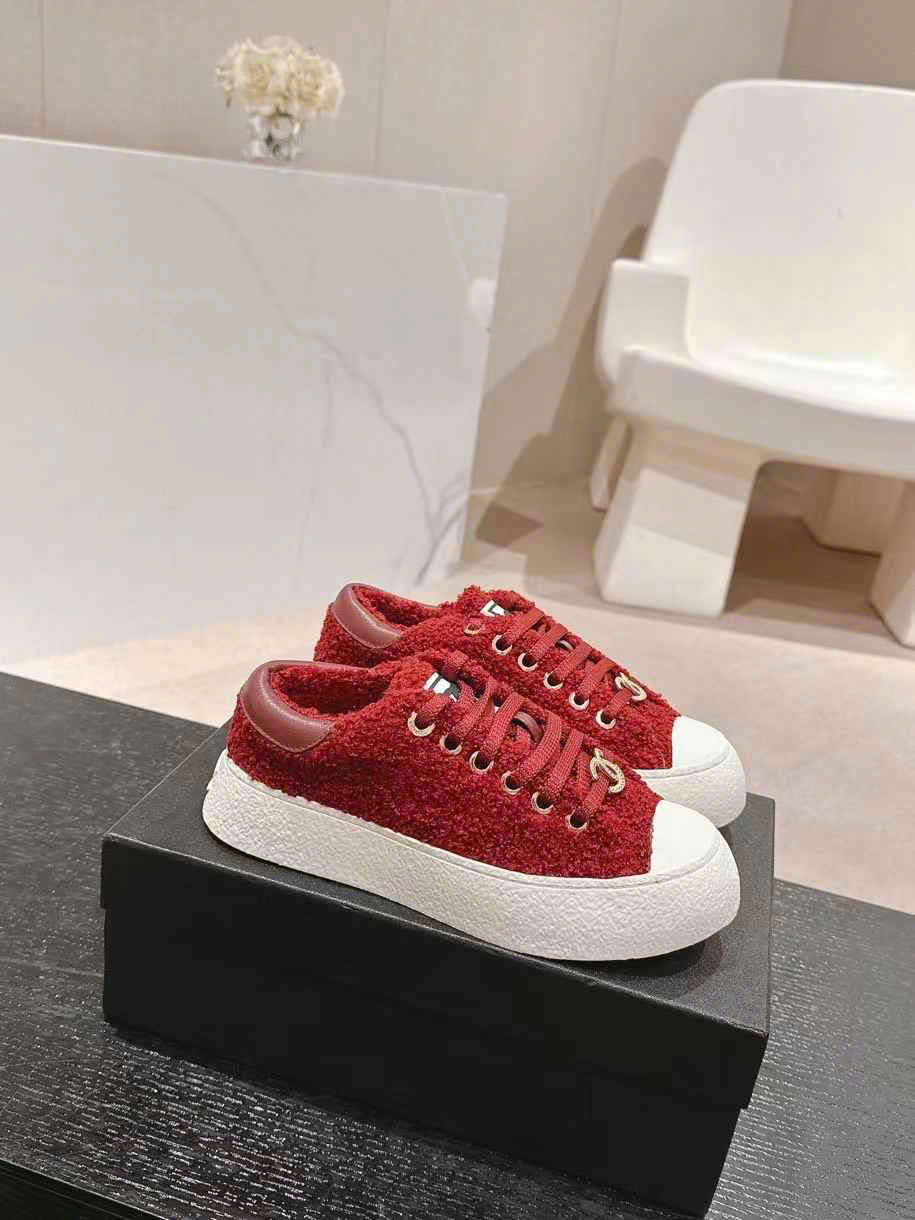 (1:1 replica) Chanel C Logo Sneakers Shoes
