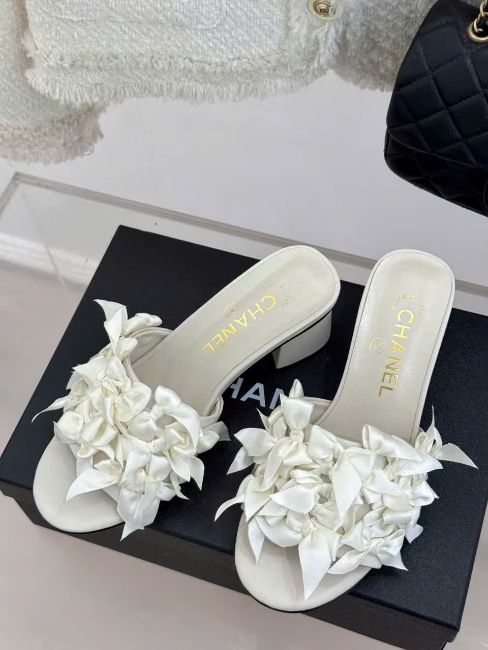 (1:1 replica) Chanel Women s Slides 5cm New Collections