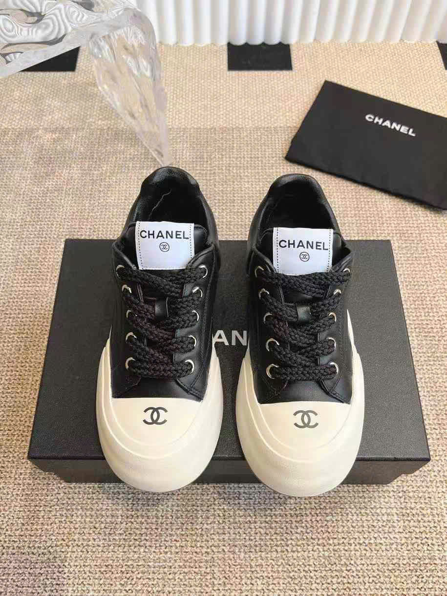 (1:1 replica) Chanel Sneakers C Logo Women s Shoes