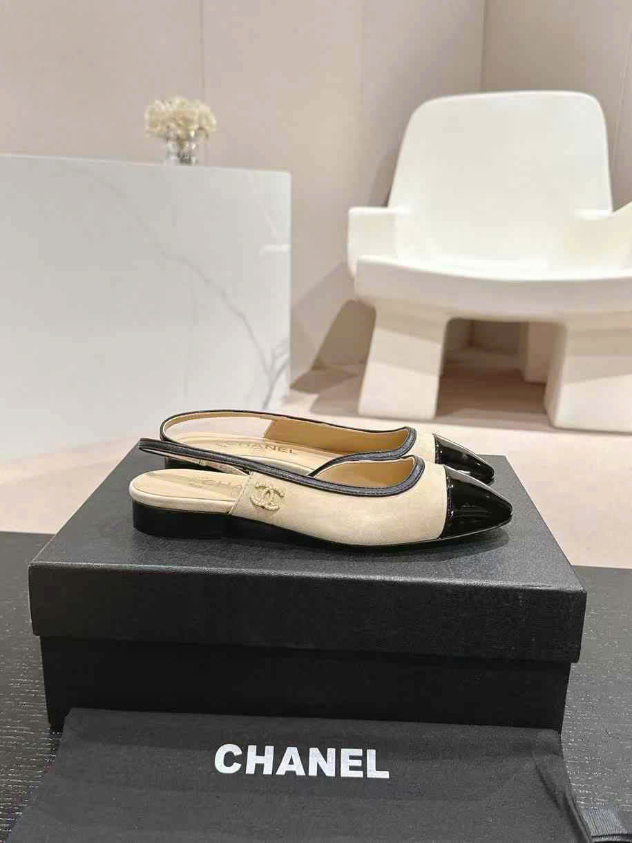 (1:1 replica) Chanel Slingback Shoes