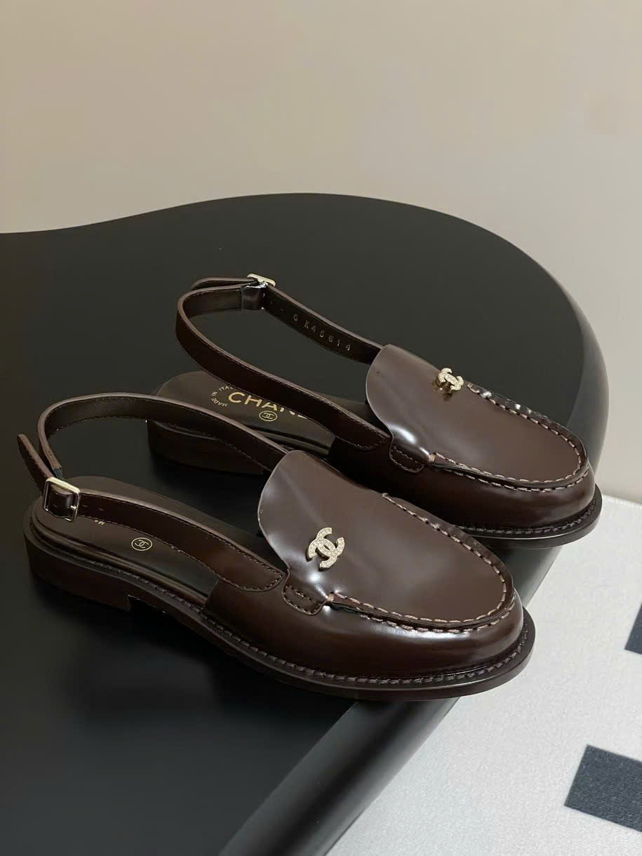(1:1 replica) Chanel Slingback Flat Women s Shoes