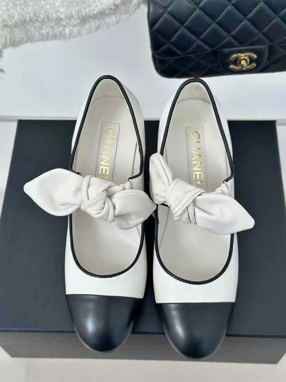 (1:1 replica) Chanel Leather Pumps Shoes