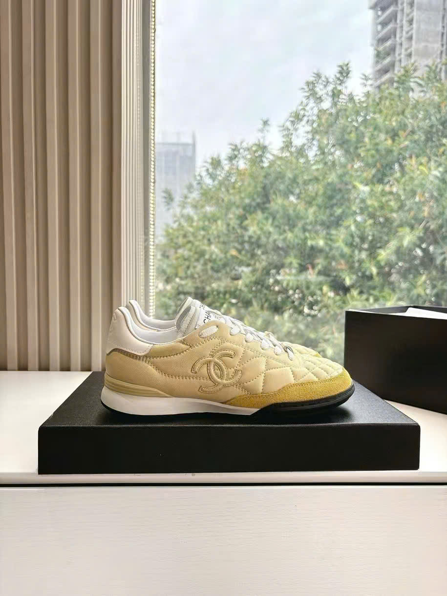 (1:1 replica) Chanel C Logo Women s Sneakers Shoes