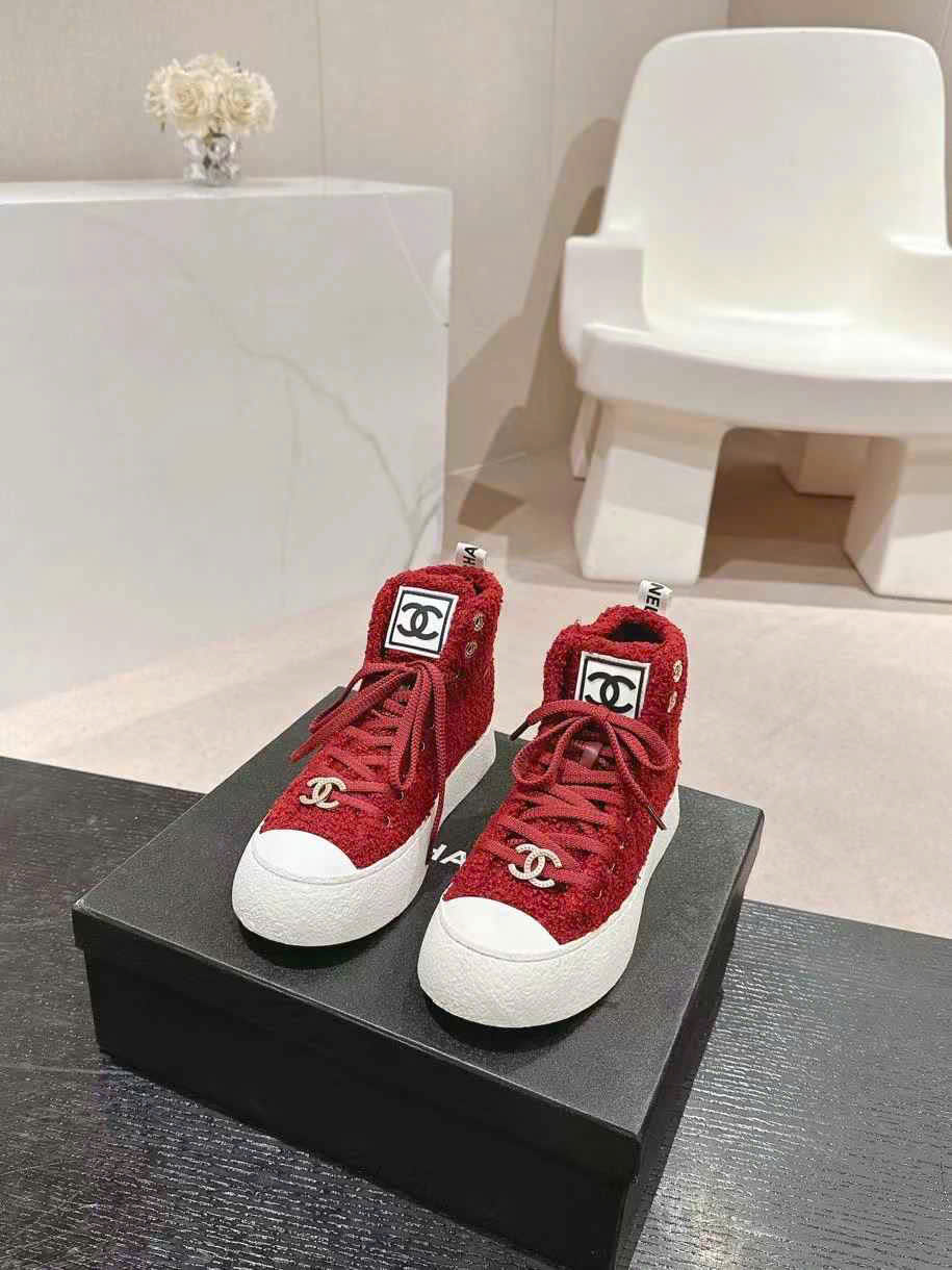 (1:1 replica) Chanel C Logo Sneakers Shoes