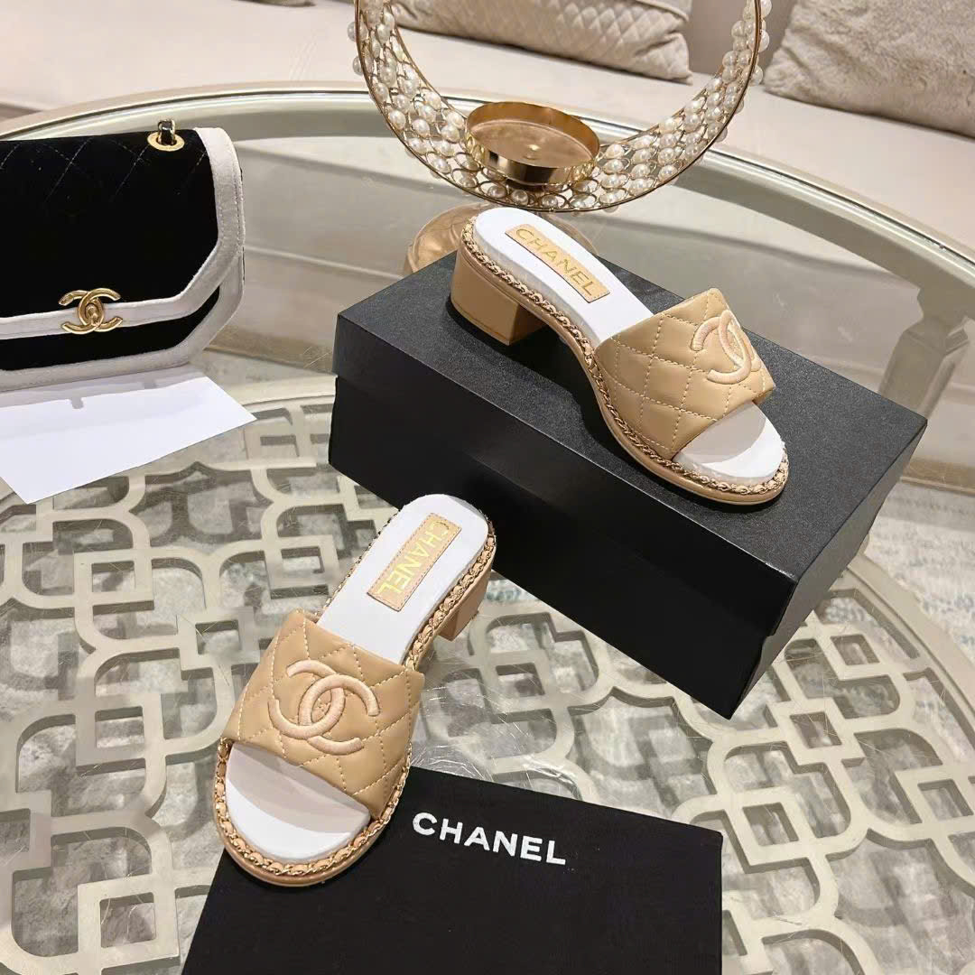 (1:1 replica) Chanel C Logo Women s Sandals