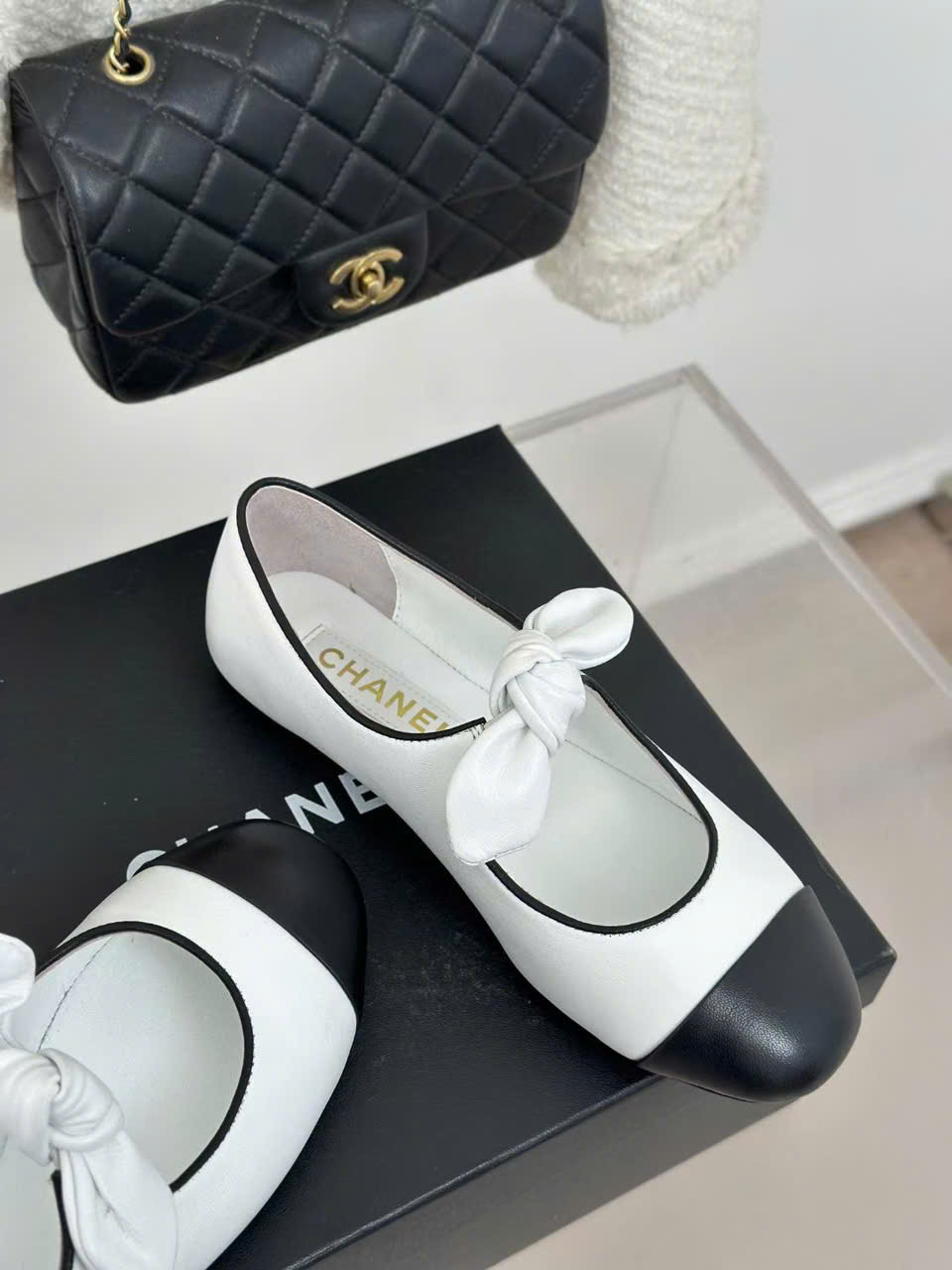 (1:1 replica) Chanel Ballets Leather Women s Shoes