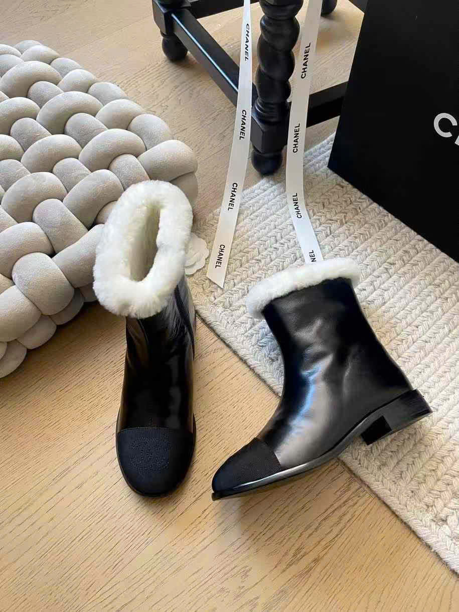 (1:1 replica) Chanel Leather Women s Boots