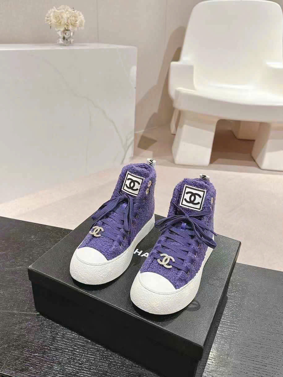 (1:1 replica) Chanel C Logo Sneakers Shoes