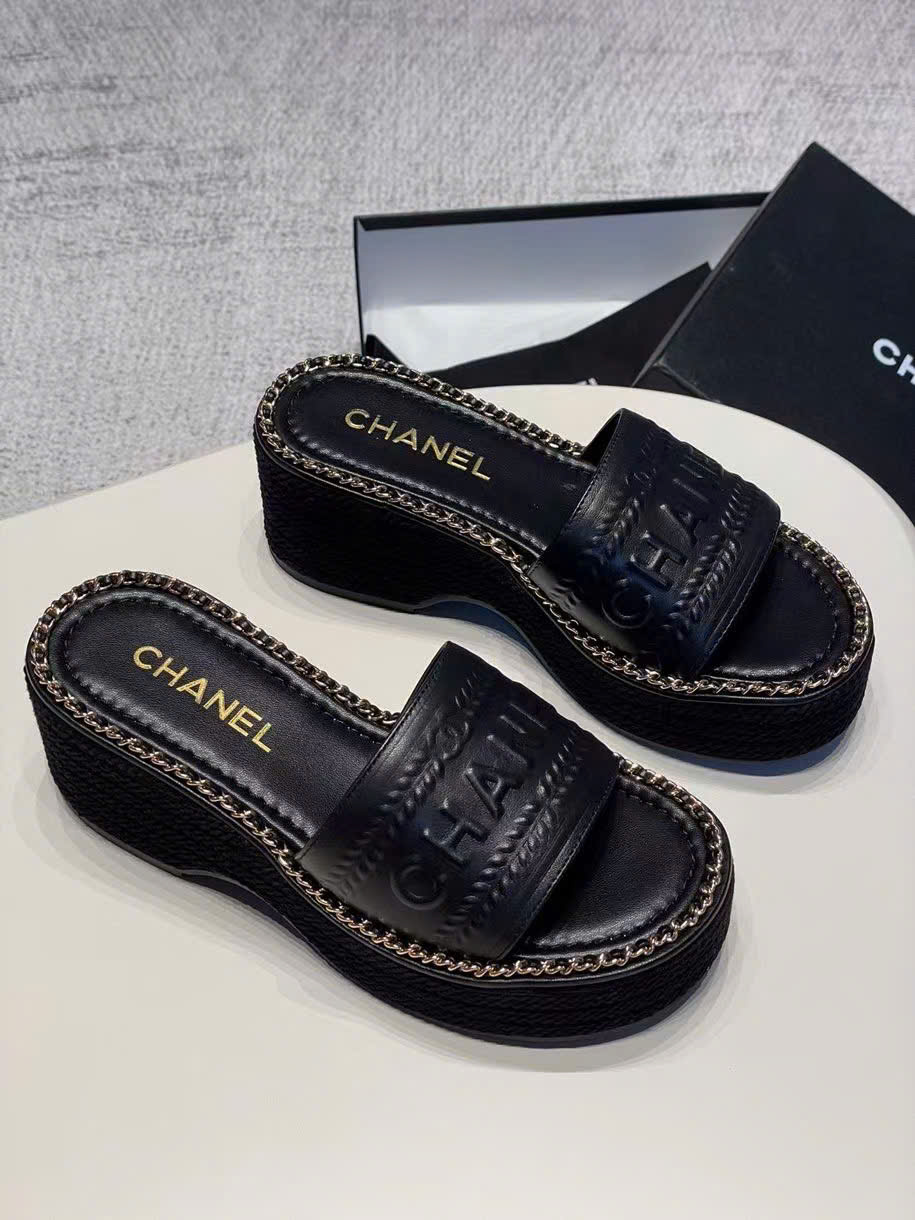 (1:1 replica) Chanel Wedges Women s Sandals