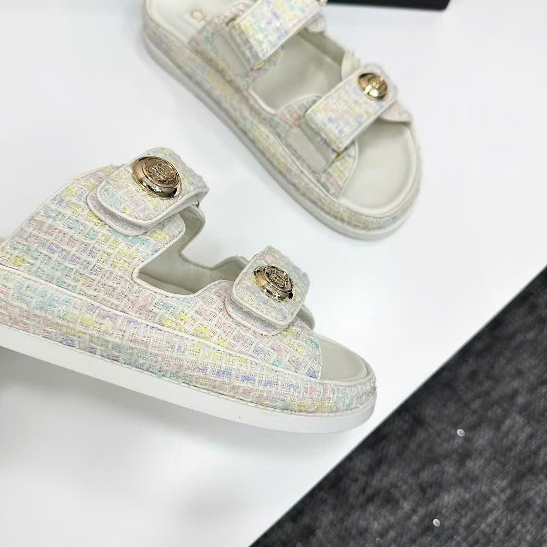 (1:1 replica) Chanel Women s Slipper Sandals Summer 2025