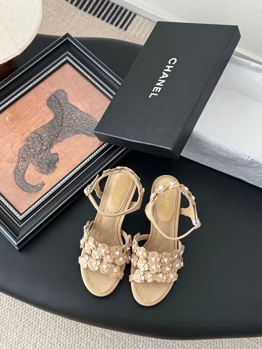 (1:1 replica) Chanel Vintages Women s Sandals VIP New Collections