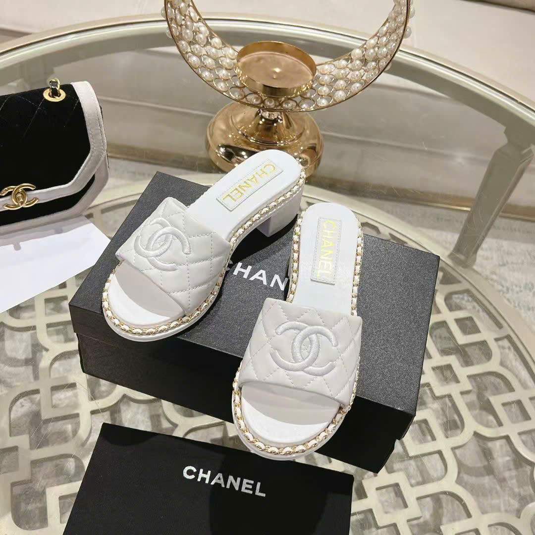(1:1 replica) Chanel C Logo Women s Sandals
