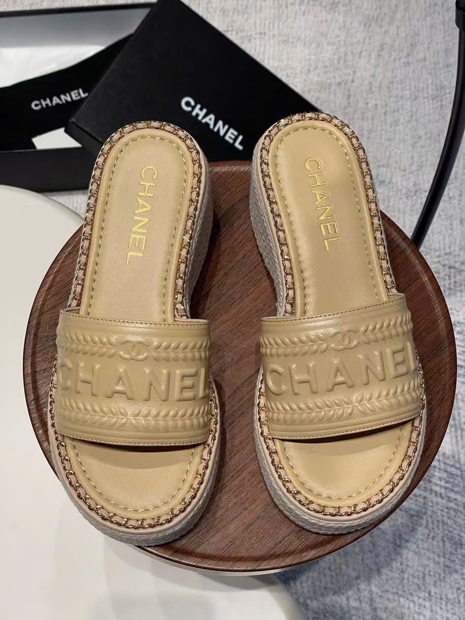 (1:1 replica) Chanel Wedges Women s Sandals