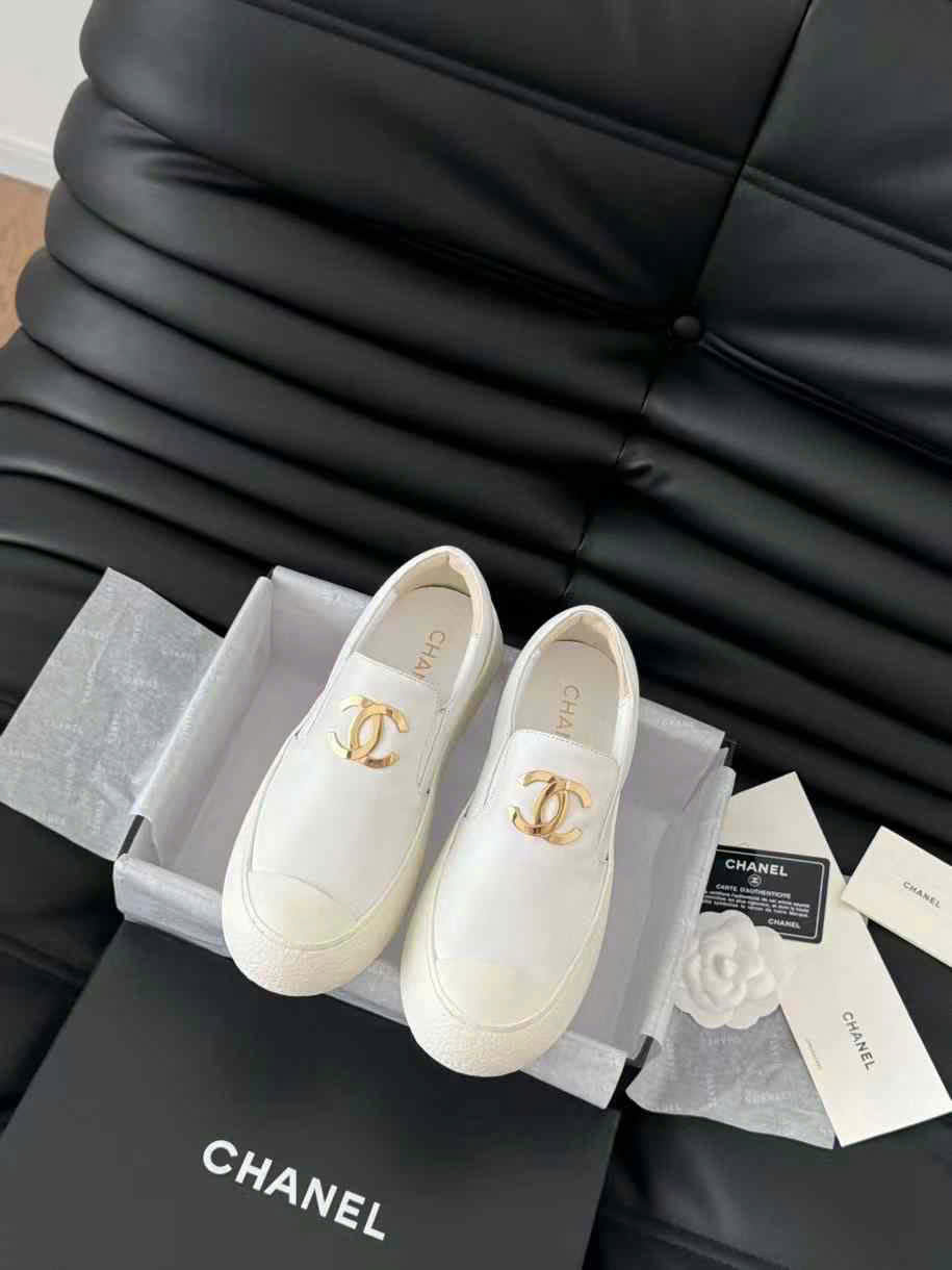 (1:1 replica) Chanel C Logo Slip On Women s Shoes