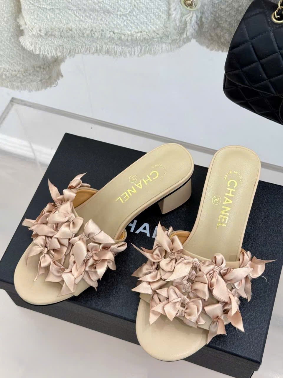 (1:1 replica) Chanel Women s Slides 5cm New Collections